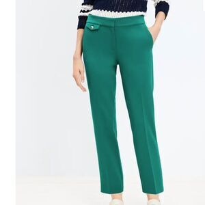 Coin Pocket Riviera Slim Pants in Doubleweave (CURVY FIT)
